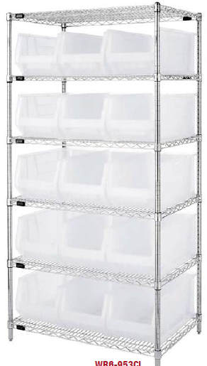 Clear-View Chrome Wire Units With Hulk 24