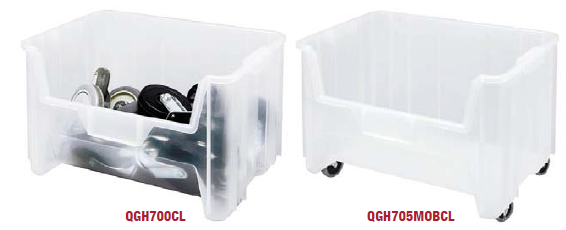 Clear-View Giant Stack Containers