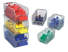 Ultra Stack Wire Mesh Bins