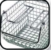 Wire Mesh Bin Side Stacking Ledge