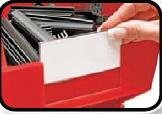 Clear Label Holders with Laser Label Inserts