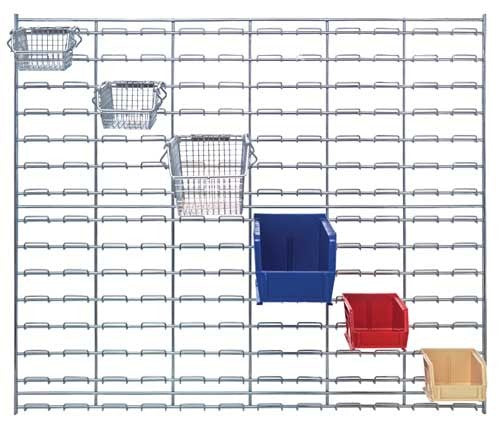 Chrome Wire Louvered Panels