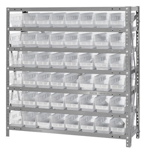 Clear-View Shelf Bin Unit 1239-101CL