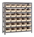 Steel Shelf Bin Unit 1239-102