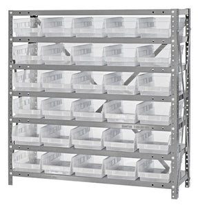 Clear-View Shelf Bin Unit 1839-104CL
