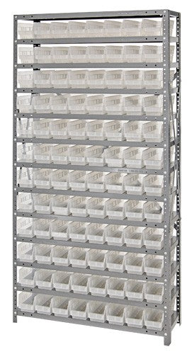 Steel Shelf Bin Unit 1275-101