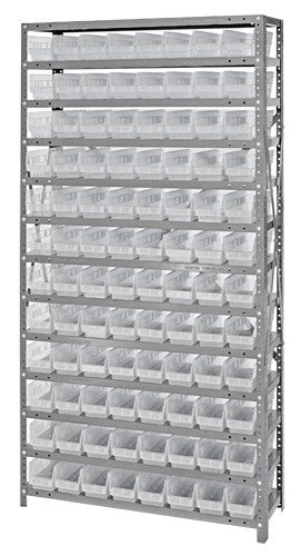 Clear-View Shelf Bin Unit 1875-103CL
