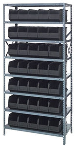 Stackable Shelf Bin Steel Shelving System 1275-441
