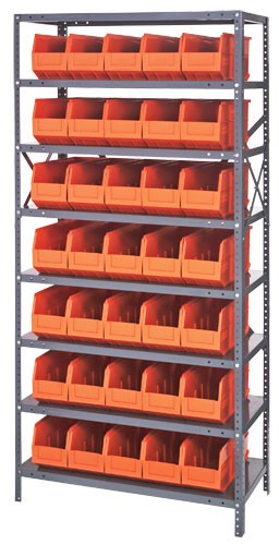 Stackable Shelf Bin Steel Shelving System 1875-461