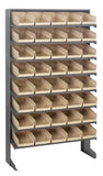 Economy 4" Shelf Bin Sloped Shelving Systems  QPRS-104