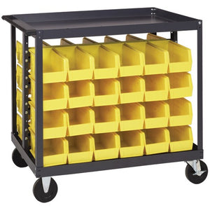 36"L x 24"W x 35-1/2"H QRC-4D Mobile Ergonomic Cart