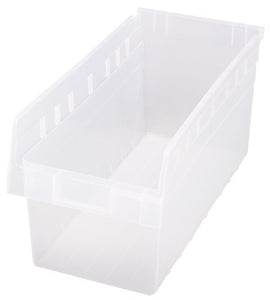 Store-Max 8"Shelf Bin QSB808CL  ( Case of 10 )