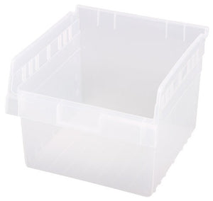 Store-Max 8"Shelf Bin QSB809CL  ( Case of 8 )