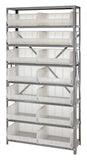 QSBU-250 12"D x 36"W x 75"H GIANT OPEN HOPPER STORAGE SYSTEMS