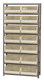 QSBU-250 12"D x 36"W x 75"H GIANT OPEN HOPPER STORAGE SYSTEMS