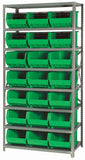 QSBU-255 18"D x 36"W x 75"H GIANT OPEN HOPPER STORAGE SYSTEMS