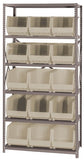 QSBU-260 18"D x 36"W x 75"H GIANT OPEN HOPPER STORAGE SYSTEMS
