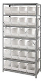 QSBU-265 18"D x 36"W x 75"H GIANT OPEN HOPPER STORAGE SYSTEMS