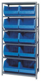 QSBU-270 18"D x 36"W x 75"H GIANT OPEN HOPPER STORAGE SYSTEMS