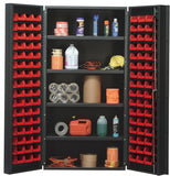 36"W x 24"D x 72"H QSC-36-96-4IS All-Welded Bin Cabinet