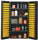 36"W x 24"D x 72"H QSC-36-96-4IS All-Welded Bin Cabinet