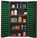 36"W x 24"D x 72"H QSC-36-96-4IS All-Welded Bin Cabinet