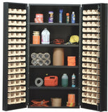 36"W x 24"D x 72"H QSC-36-96-4IS All-Welded Bin Cabinet