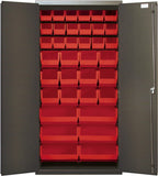36"W x 18"D x 72"H QSC-36-FD All-Welded Bin Cabinet