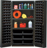 36"W x 24"D x 72"H QSC-36S All-Welded Bin Cabinet