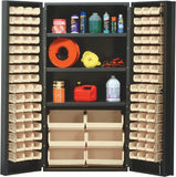 36"W x 24"D x 72"H QSC-36S All-Welded Bin Cabinet