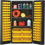 36"W x 24"D x 72"H QSC-36S All-Welded Bin Cabinet