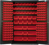 48"W x 24"D x 78"H QSC-48 All-Welded Flush Door Bin Cabinet