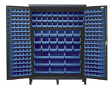 60"W x 24"D x 84"H QSC-60  All-Welded Flush Door Bin Cabinet