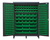 60"W x 24"D x 84"H QSC-60  All-Welded Flush Door Bin Cabinet