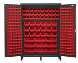 60"W x 24"D x 84"H QSC-60  All-Welded Flush Door Bin Cabinet