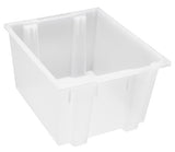 Clear-View Stack & Nest Totes snt300cl 29-1/2" x 19-1/2" x 15" ( Case of 3 )