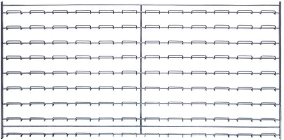 Chrome Wire Louvered Panel WLP-1836C - 36