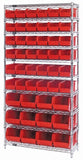 14"W x 36"L x 74"H, 10 Shelf Unit