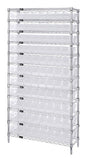Economy 4" Shelf Bin Wire Shelving Systems  WR12-101