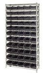 Economy 4" Shelf Bin Wire Shelving Systems  WR12-106