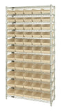 Economy 4" Shelf Bin Wire Shelving Systems  WR12-102