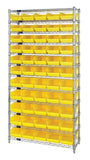 Economy 4" Shelf Bin Wire Shelving Systems  WR12-106