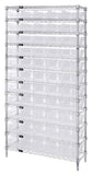 Economy 4" Shelf Bin Wire Shelving Systems  WR12-104