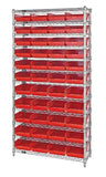 Economy 4" Shelf Bin Wire Shelving Systems  WR12-108
