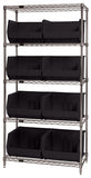 18"W x 36"L x 74"H, 5 Shelf Unit