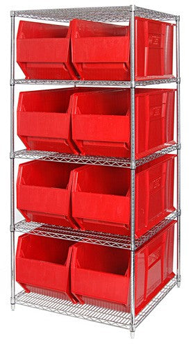Hulk Wire Shelving System 36
