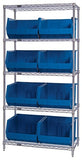 18"W x 36"L x 74"H, 5 Shelf Unit