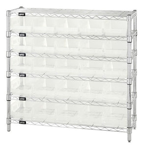 Clear-View Complete Bin Center WR6-36-1236-102CL