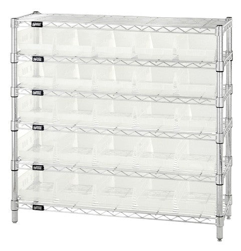 Clear-View Complete Bin Center WR6-36-1236-102CL