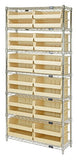 12"W x 36"L x 74"H, 7 Shelf Unit